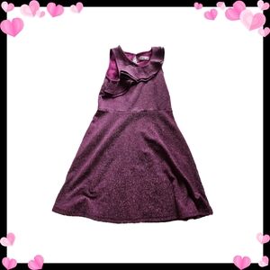 Cute Purple and Silver Girls Dress